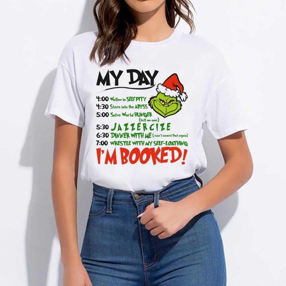 New Christmas Grinch White Shirts